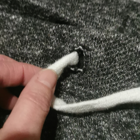 Ardene Sock Monkey casual pants small s red white drawstring - Picture 7 of 12